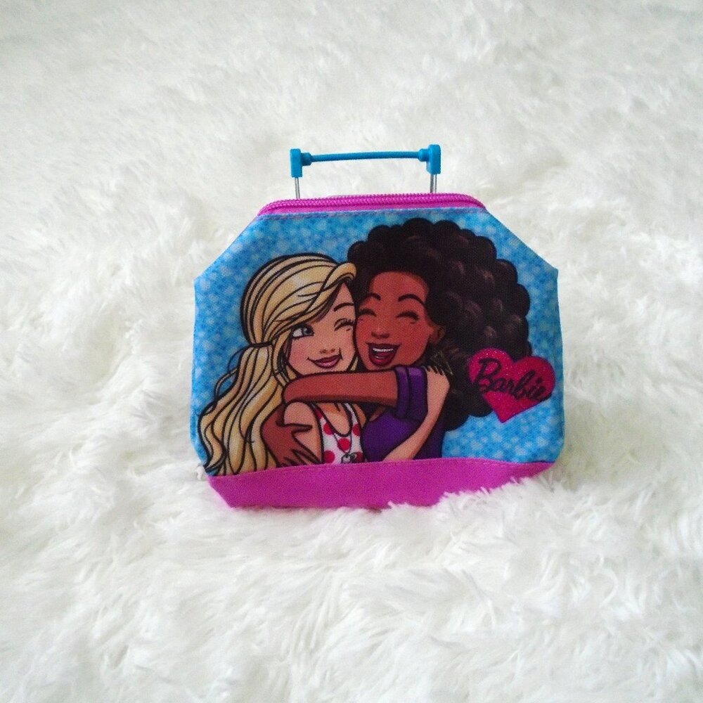 Barbie and Friends Mini Cosmetic Make Up Bag Pink Girls